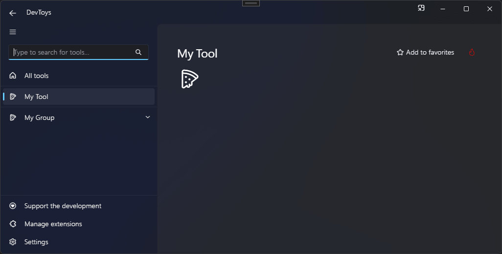 DevToys - My Tool - Icon